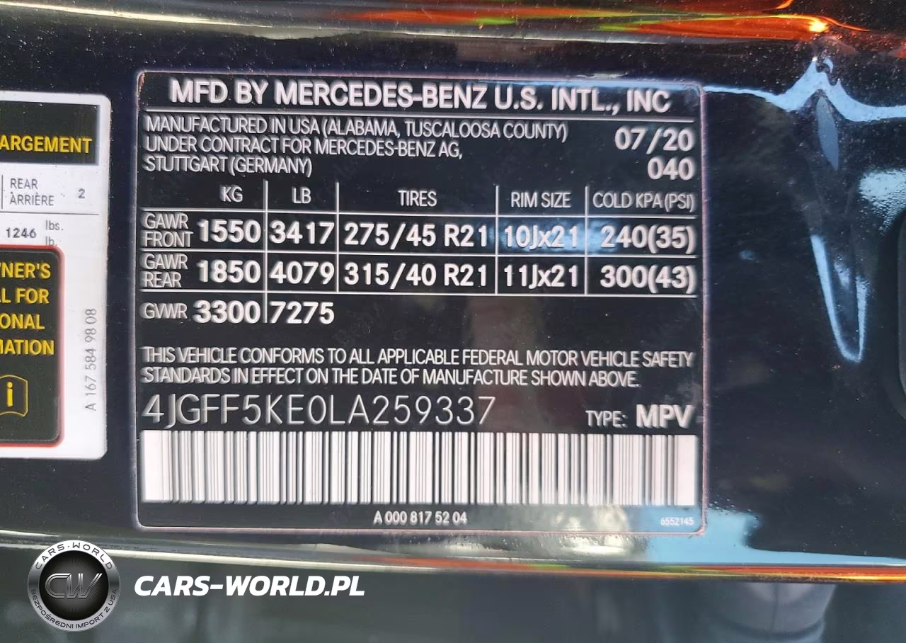 2020 Mercedes-Benz Gls 450 4Matic VIN:4JGFF5KE0LA259337 - 13