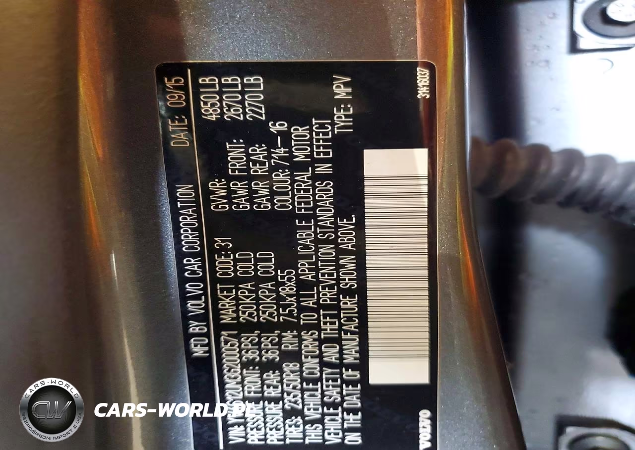 2016 Volvo S60 Cross Country T5 VIN:YV4612UM3G2000571 - 12