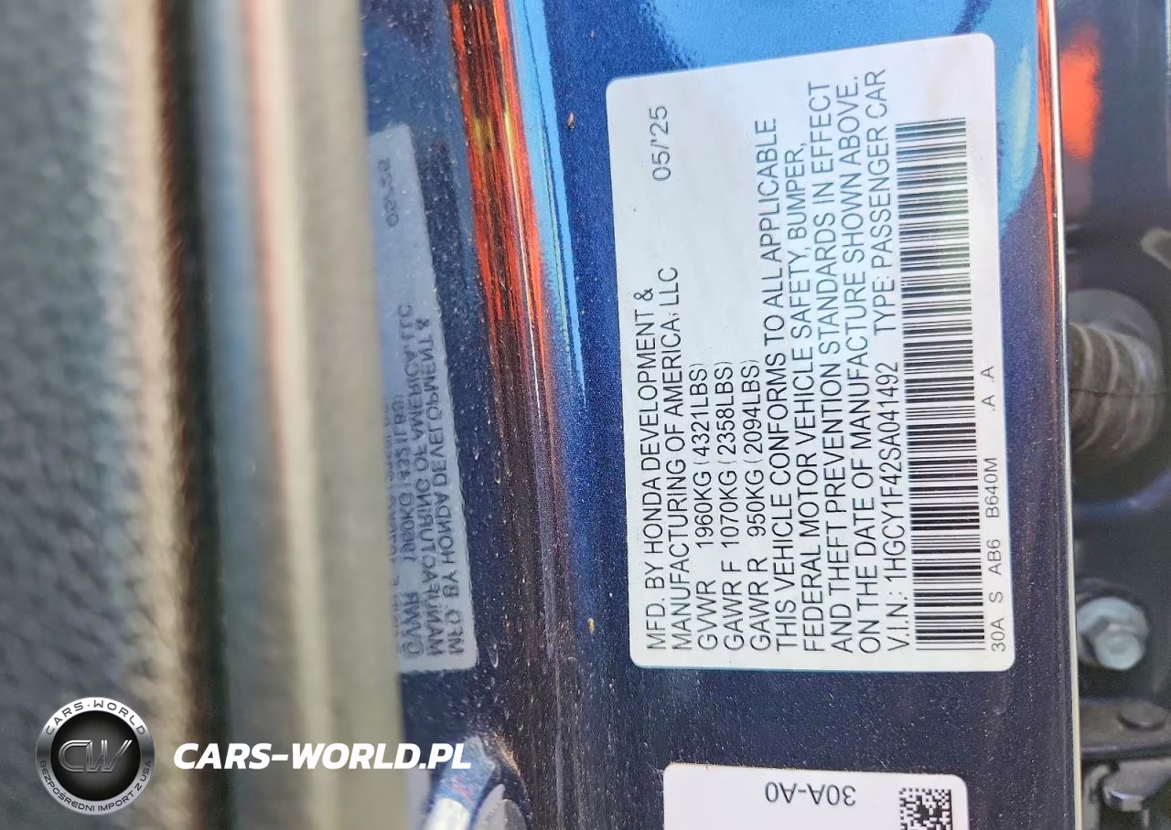 2025 Honda Accord Se VIN:1HGCY1F42SA041492 - 12