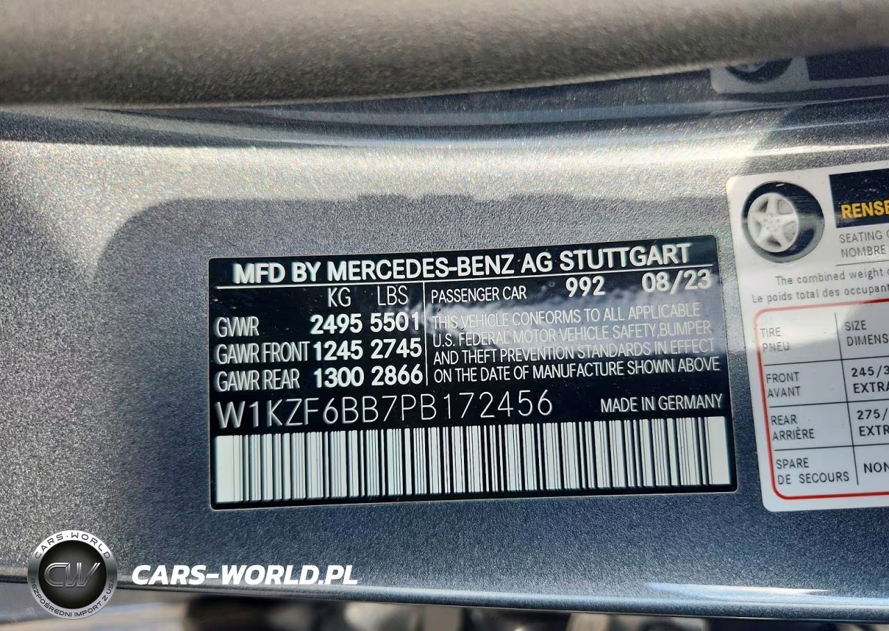 2023 Mercedes-Benz E Amg 53 4Matic VIN:W1KZF6BB7PB172456 - 12