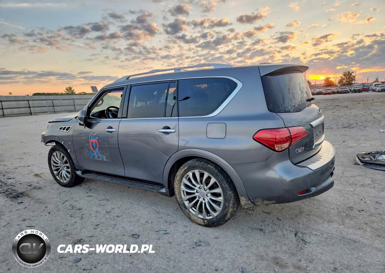 2016 Infiniti Qx80 Base VIN:JN8AZ2NEXG9126077 - 2