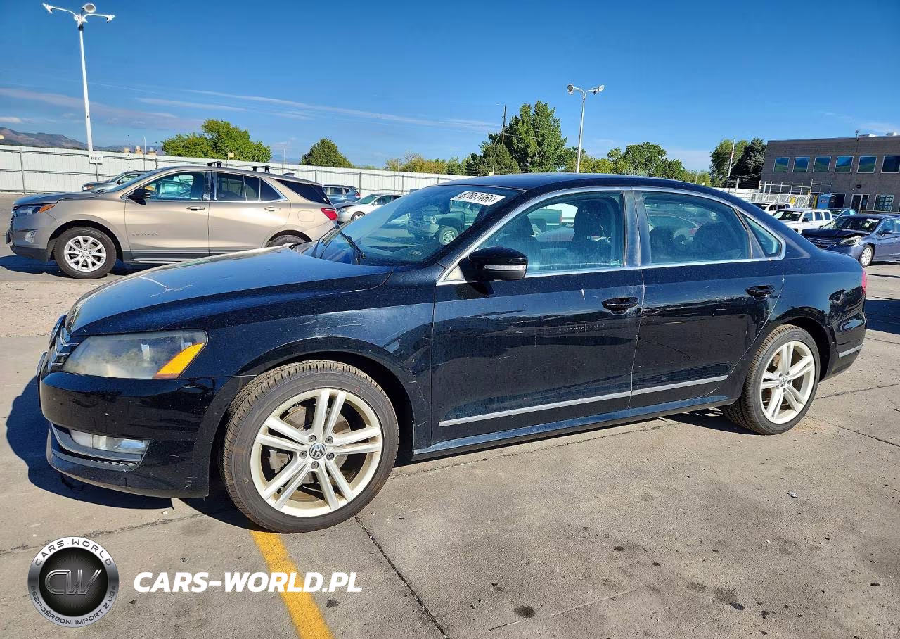 2013 Volkswagen Passat Se VIN:1VWBN7A38DC016931 - 1