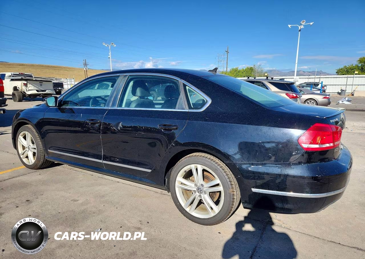 2013 Volkswagen Passat Se VIN:1VWBN7A38DC016931 - 2