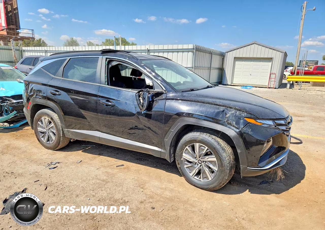 2023 Hyundai Tucson Blue VIN:KM8JBCA17PU090530 - 4