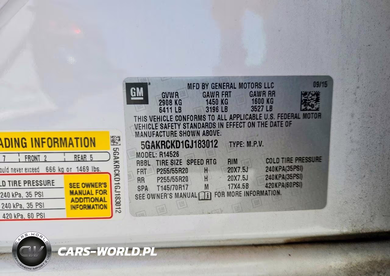 2016 Buick Enclave VIN:5GAKRCKD1GJ183012 - 13
