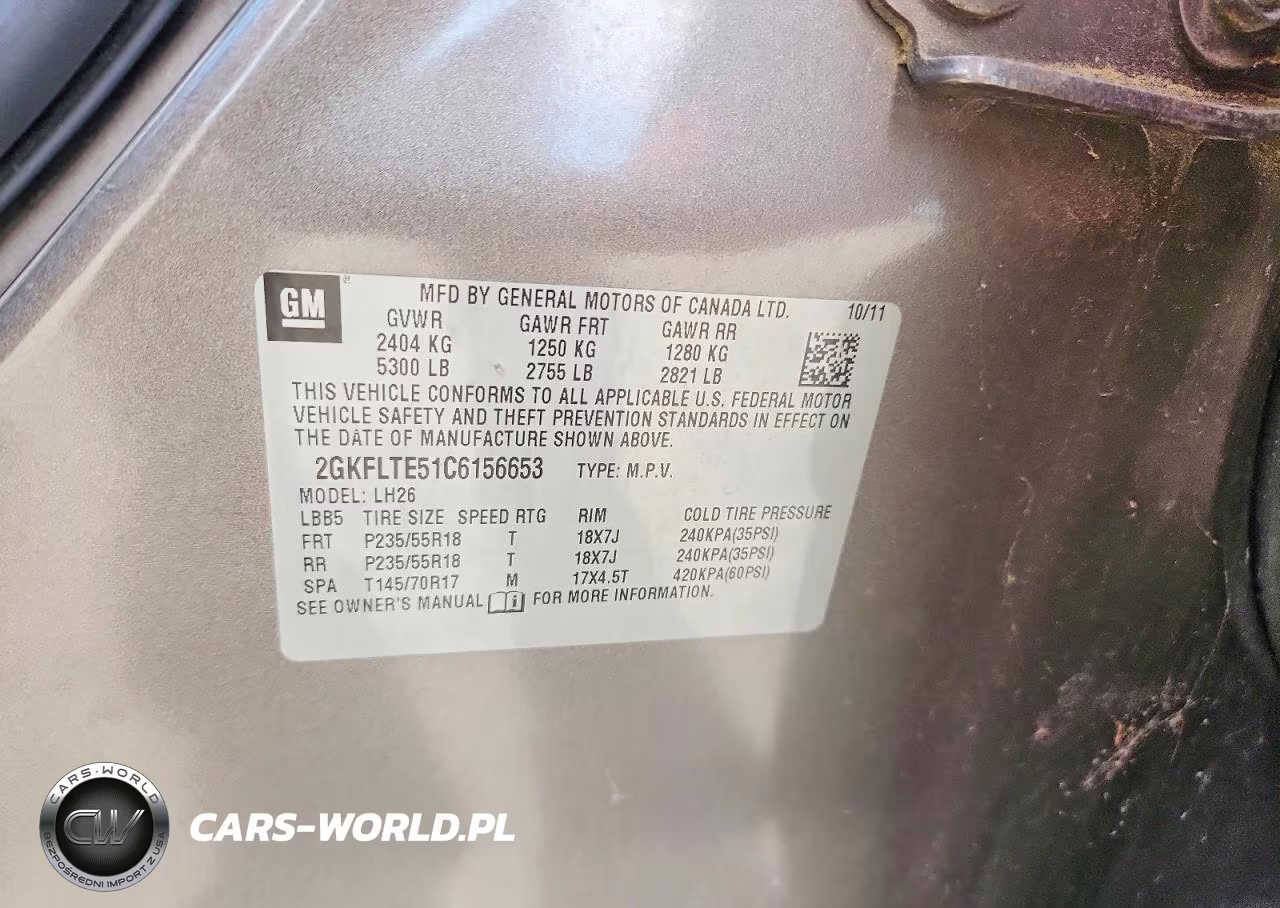 2012 GMC Terrain Sle VIN:2GKFLTE51C6156653 - 12