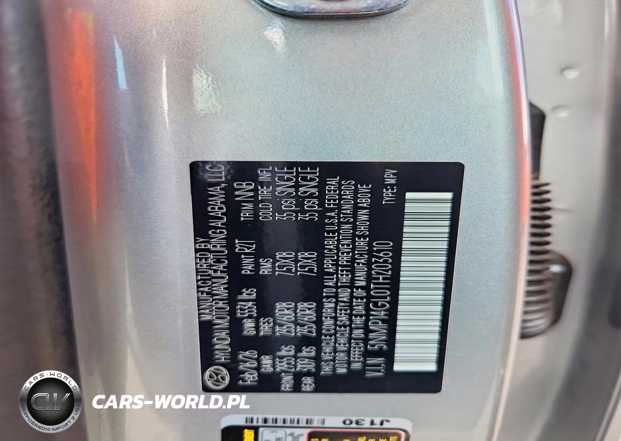 2026 Hyundai Santa Fe Se VIN:5NMP14GL0TH203610 - 13