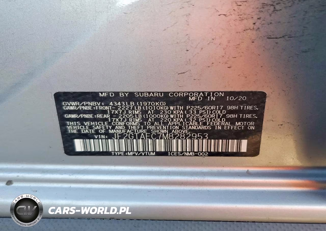 2021 Subaru Crosstrek Premium VIN:JF2GTAEC7M8282953 - 13