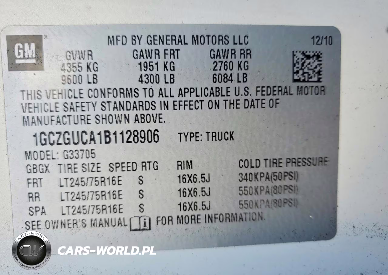 2011 Chevrolet Express 3500 Delivery Van VIN:1GCZGUCA1B1128906 - 14