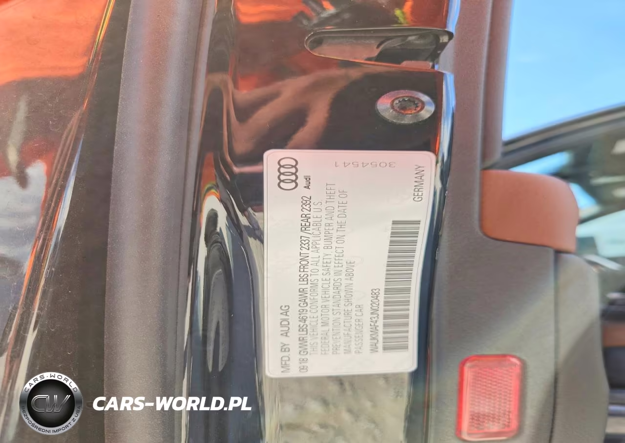 2018 Audi A4 Premium VIN:WAUKMAF43JN020483 - 12