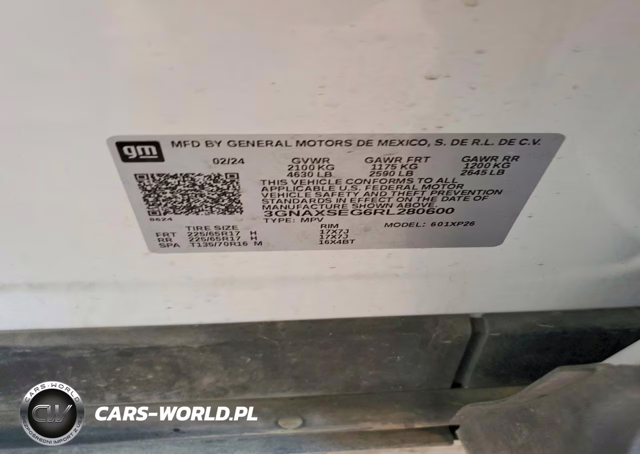 2024 Chevrolet Equinox Ls VIN:3GNAXSEG6RL280600 - 13