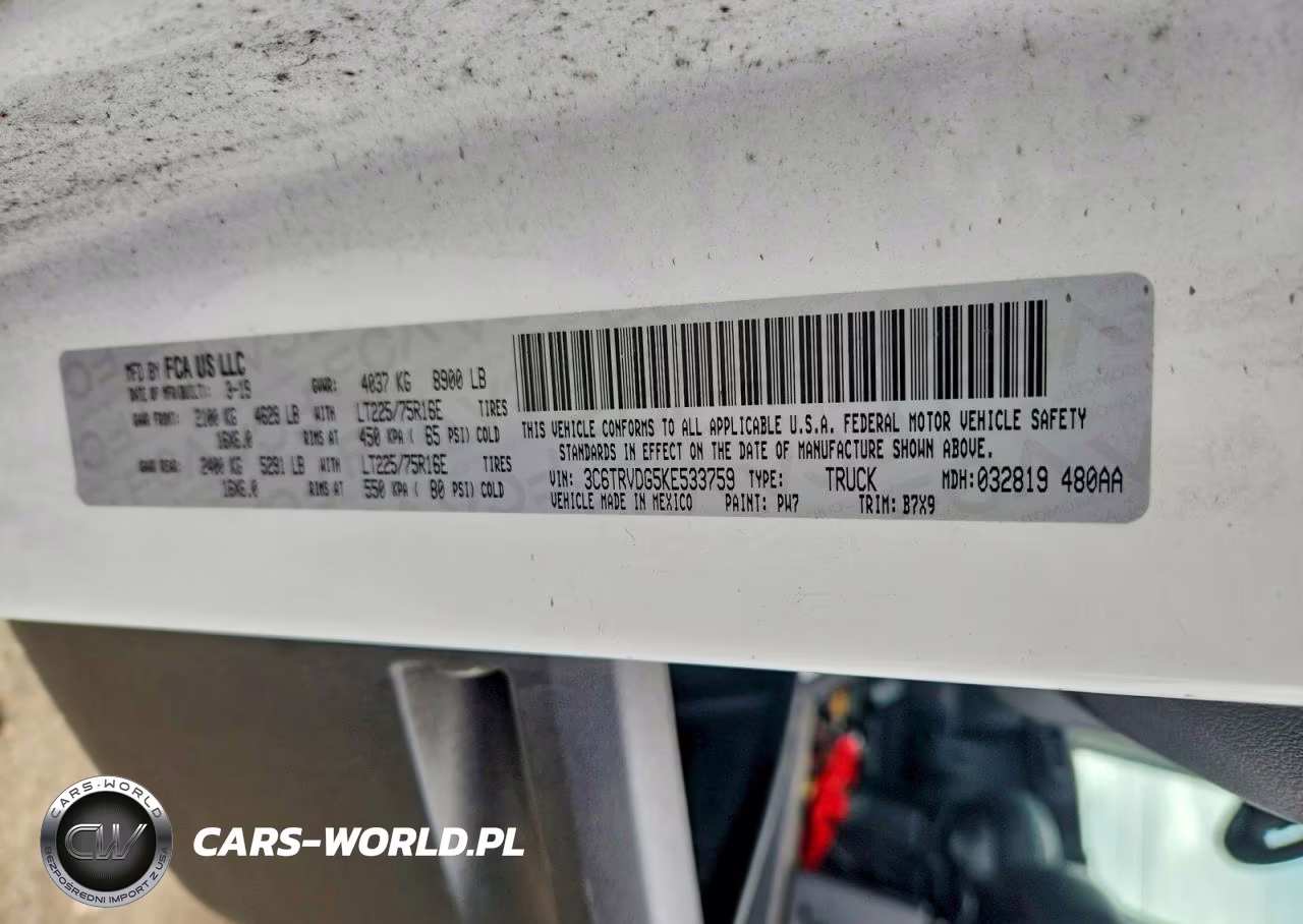 2019 Ram Promaster 2500 Delivery Van VIN:3C6TRVDG5KE533759 - 13