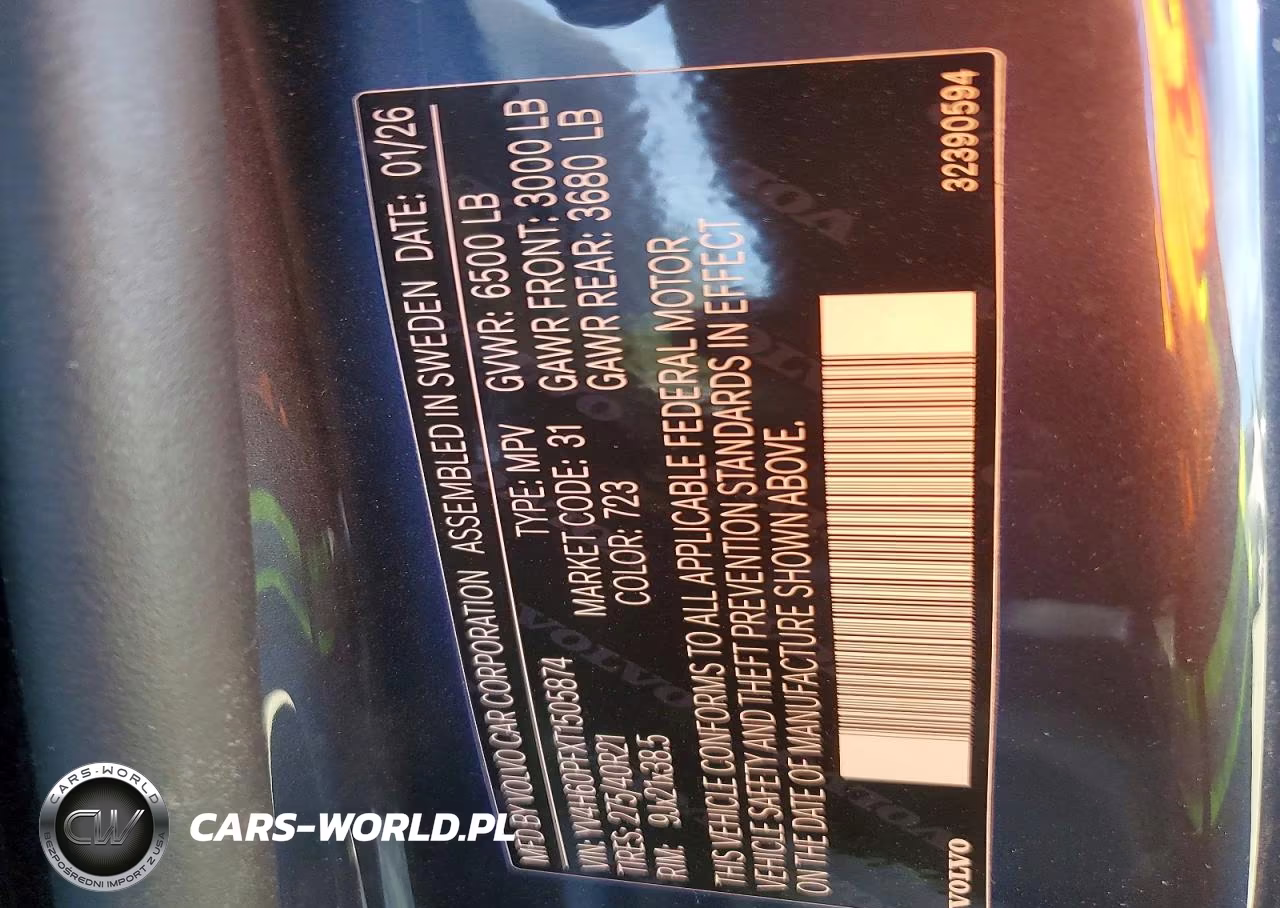 2026 Volvo Xc90 Ultra VIN:YV4H60PFXT1505874 - 14