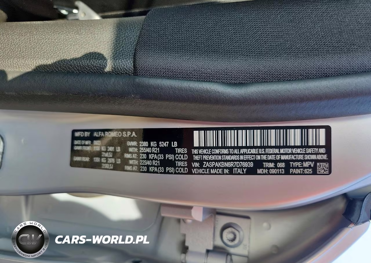 2024 Alfa Romeo Stelvio Ti VIN:ZASPAKBN6R7D76939 - 13