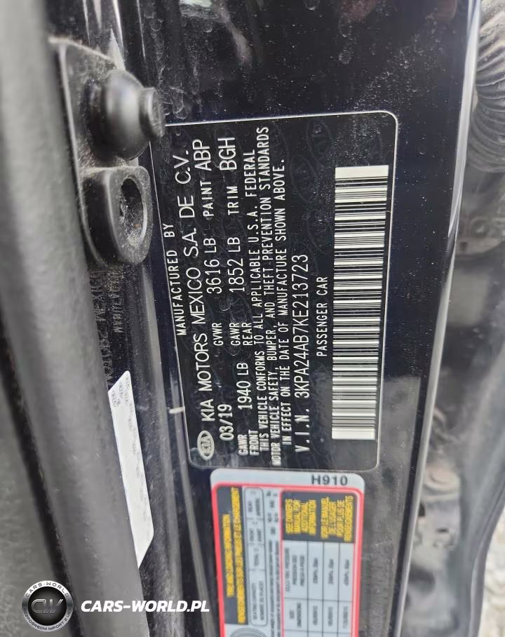 2019 Kia Rio S VIN:3KPA24AB7KE213723 - 12