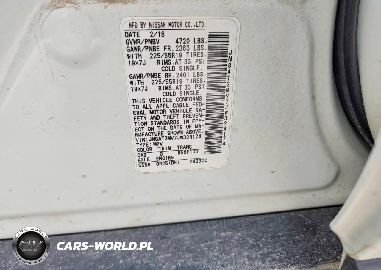2018 Nissan Rogue Sl VIN:JN8AT2MV7JW324174 - 14