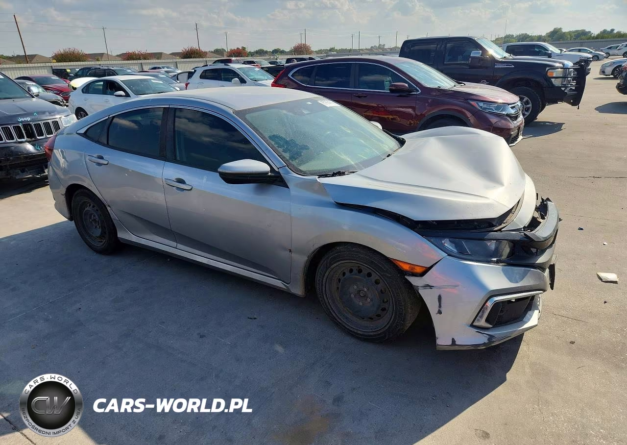 2020 Honda Civic Lx VIN:2HGFC2F66LH590098 - 4