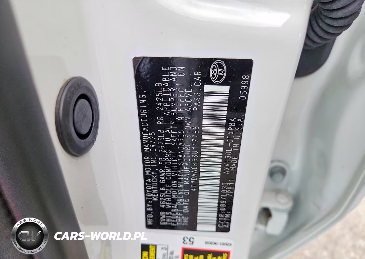 2025 Toyota Camry Xse VIN:4T1DAACK6SU147786 - 13