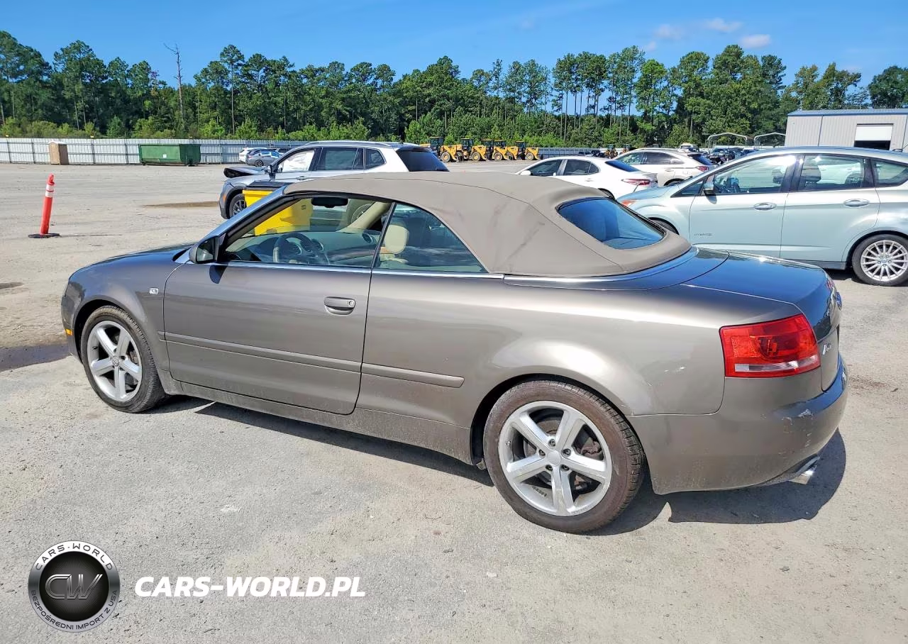 2008 Audi A4 3.2 Cabriolet Quattro VIN:WAUDH48H88K009800 - 2