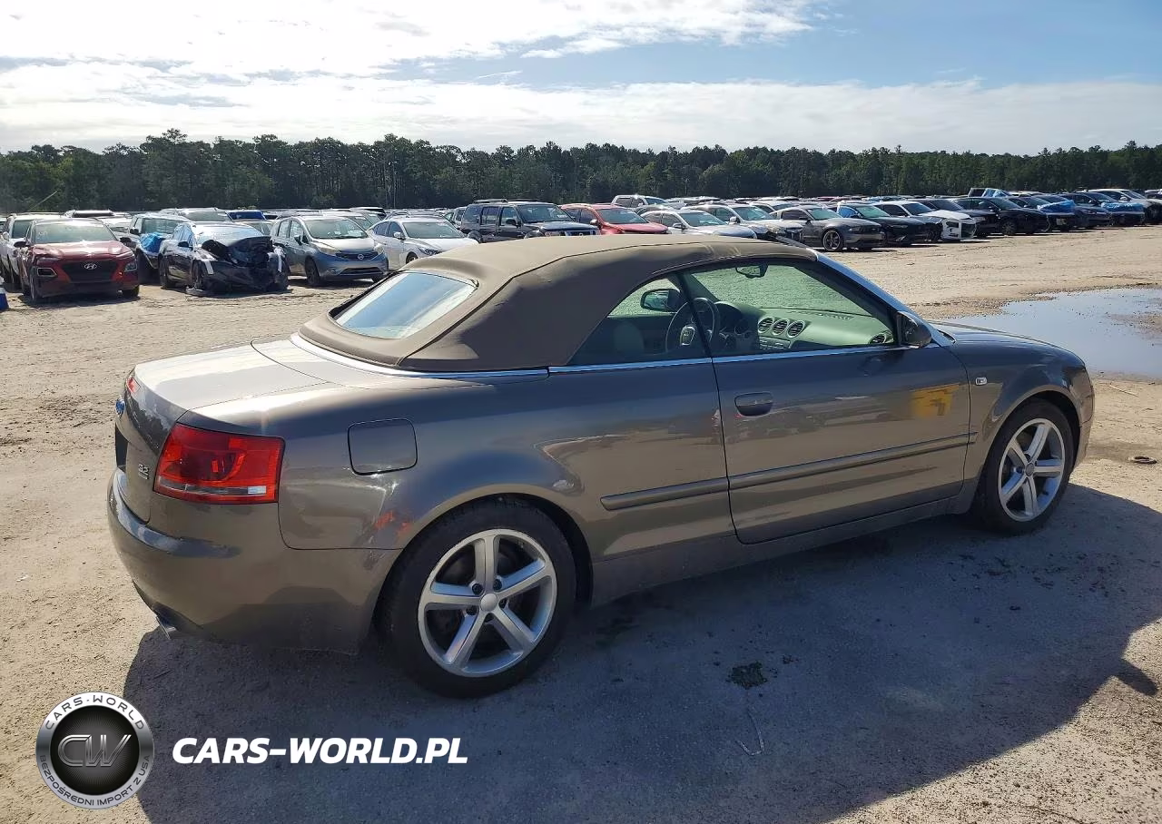 2008 Audi A4 3.2 Cabriolet Quattro VIN:WAUDH48H88K009800 - 3