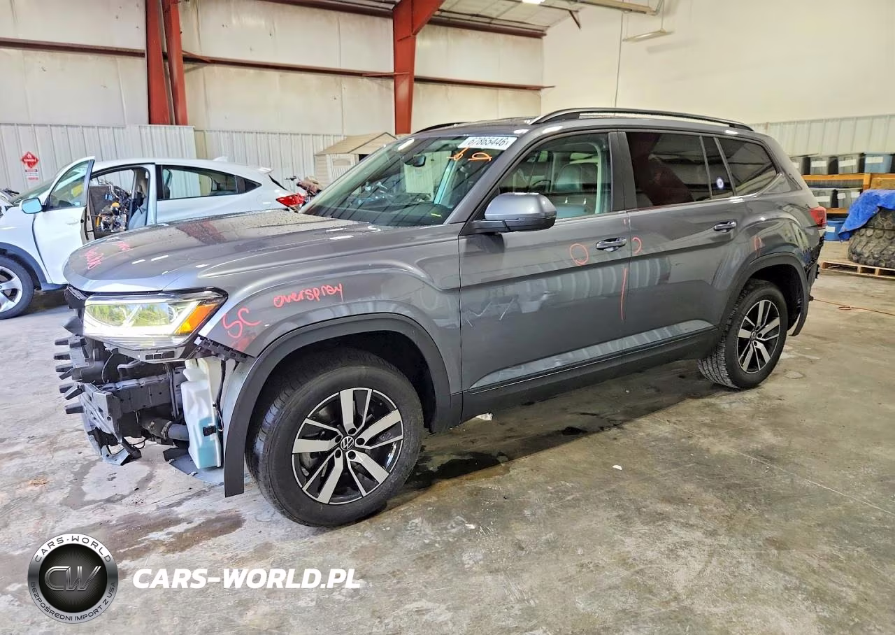 2022 Volkswagen Atlas Se VIN:1V2LP2CA3NC534235 - 1
