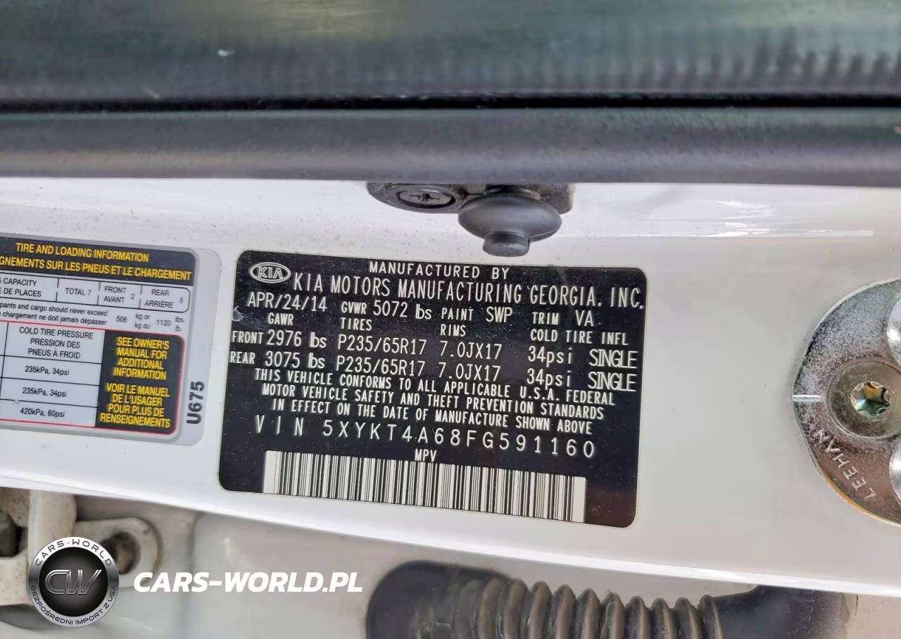 2015 Kia Sorento Lx VIN:5XYKT4A68FG591160 - 13