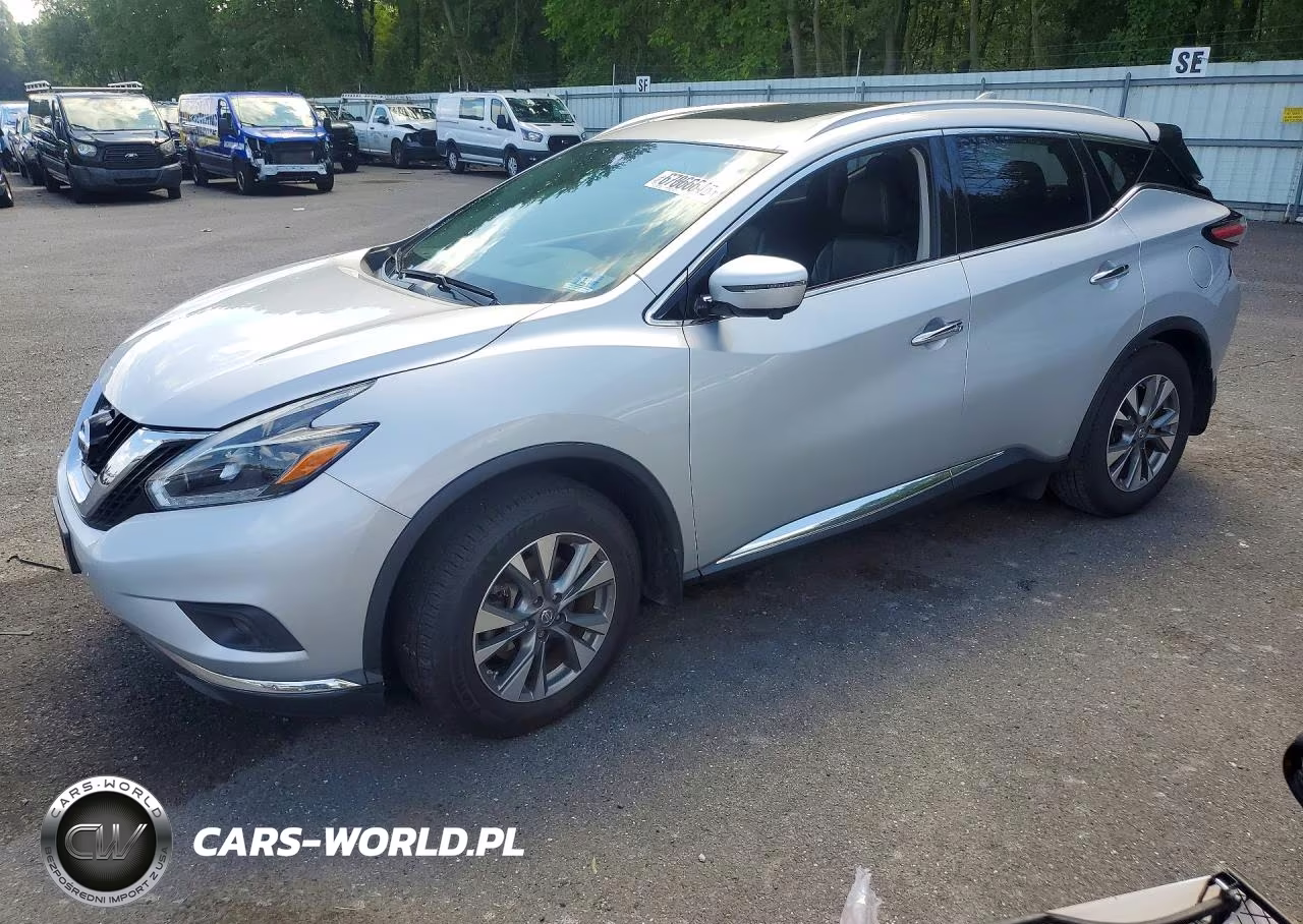 2018 Nissan Murano Sl VIN:5N1AZ2MG1JN183874 - 1