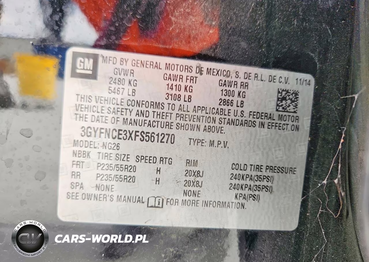2015 Cadillac Srx Performance Collection VIN:3GYFNCE3XFS561270 - 13