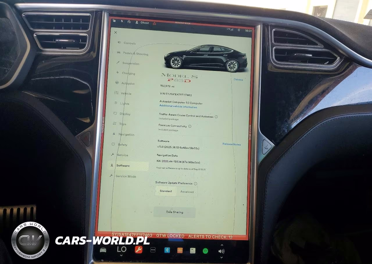 2015 Tesla Model S VIN:5YJSA1E47FF117463 - 9