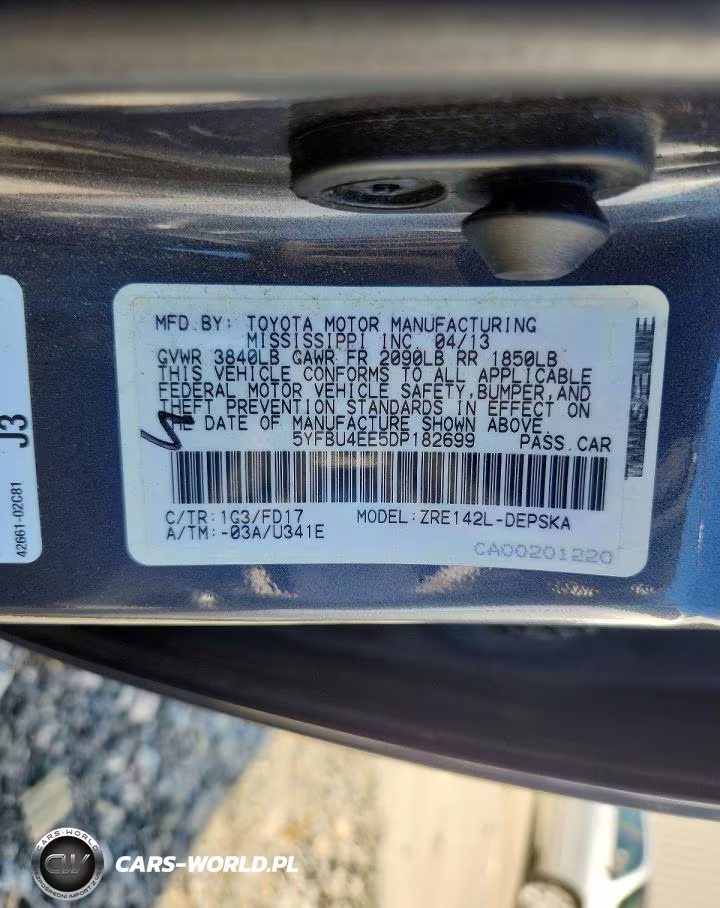 2013 Toyota Corolla S VIN:5YFBU4EE5DP182699 - 12