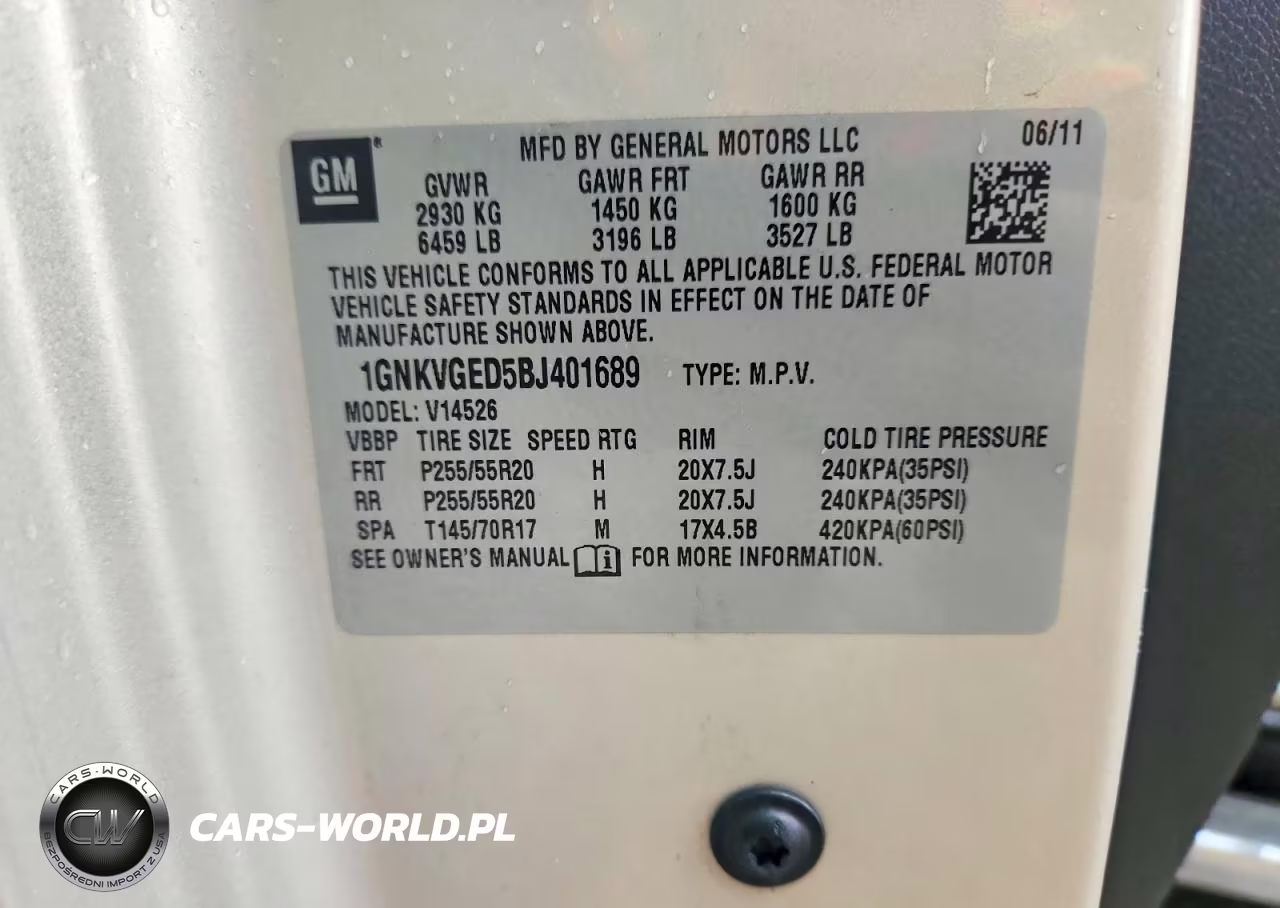 2011 Chevrolet Traverse Lt VIN:1GNKVGED5BJ401689 - 13