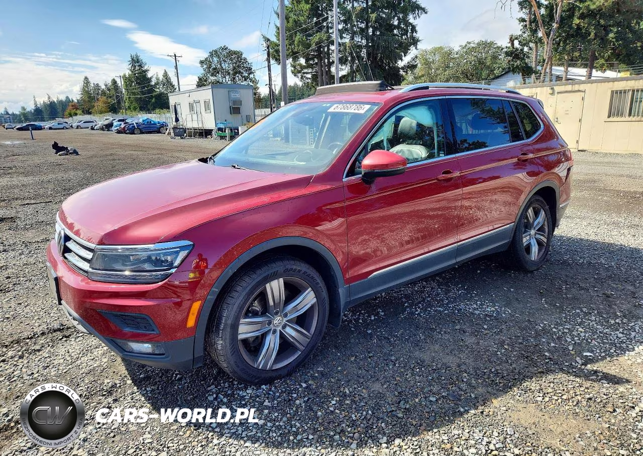 2018 Volkswagen Tiguan Sel Premium VIN:3VV4B7AX1JM193243 - 1
