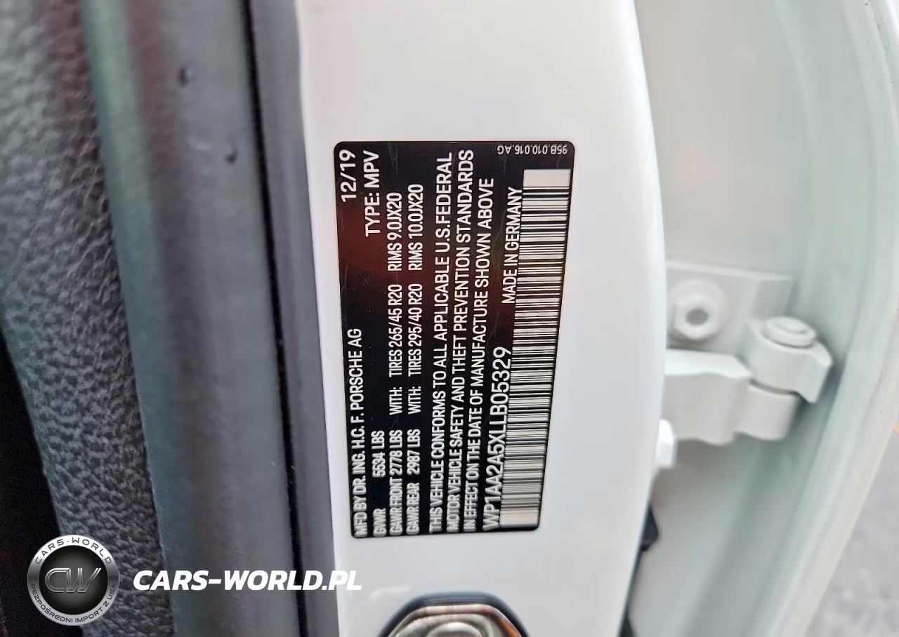 2020 Porsche Macan VIN:WP1AA2A5XLLB05329 - 12