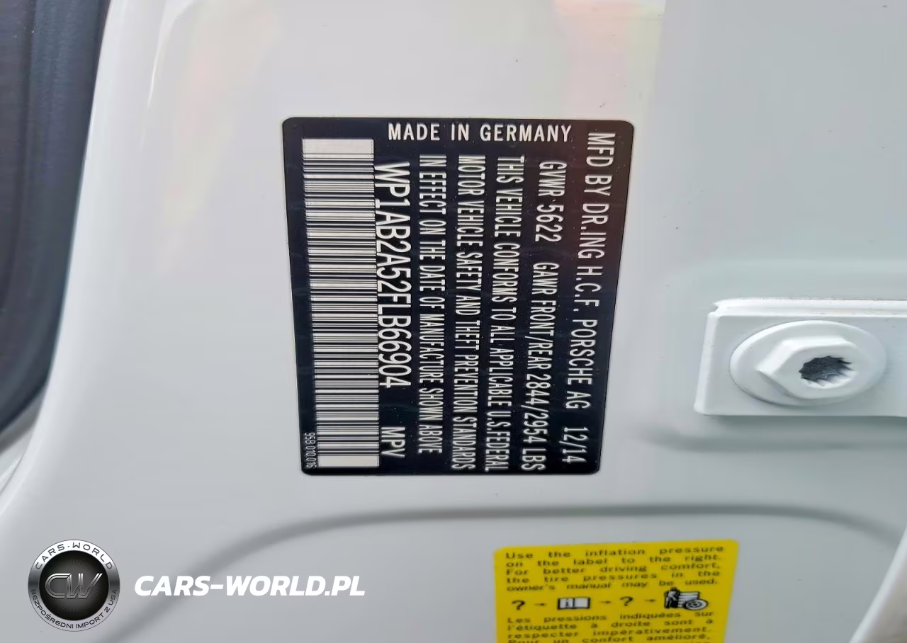 2015 Porsche Macan S VIN:WP1AB2A52FLB66904 - 12
