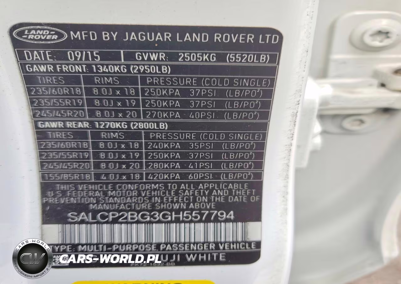 2016 Land Rover Range Rov VIN:SALCP2BG3GH557794 - 13