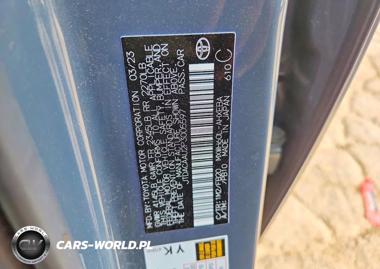 2023 Toyota Prius Le VIN:JTDACAAU2P3005597 - 12