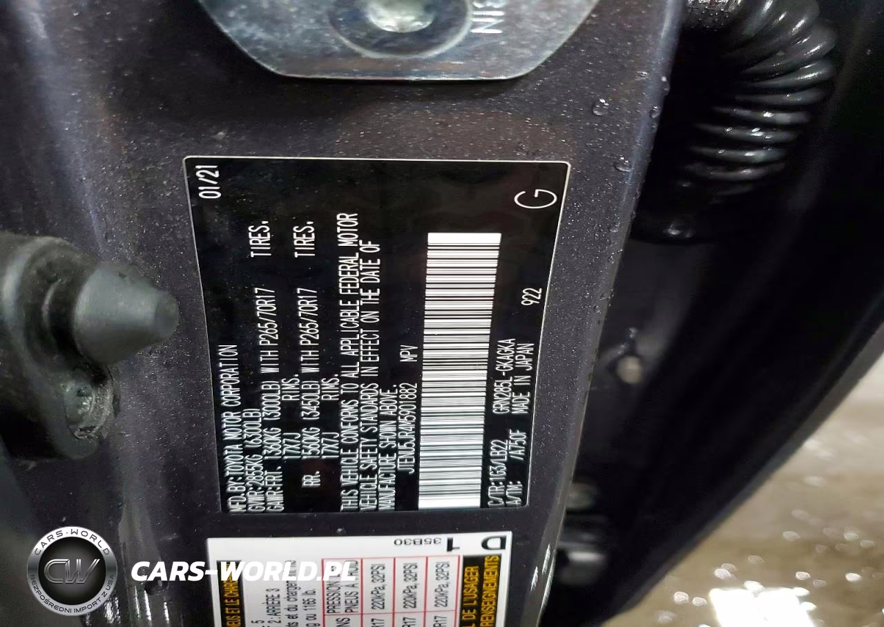 2021 Toyota 4Runner Sr5 Premium VIN:JTENU5JR4M5901882 - 12