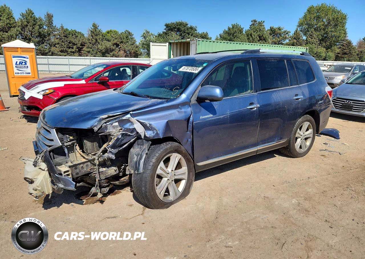 2013 Toyota Highlander Limited VIN:5TDDK3EH3DS236494 - 1