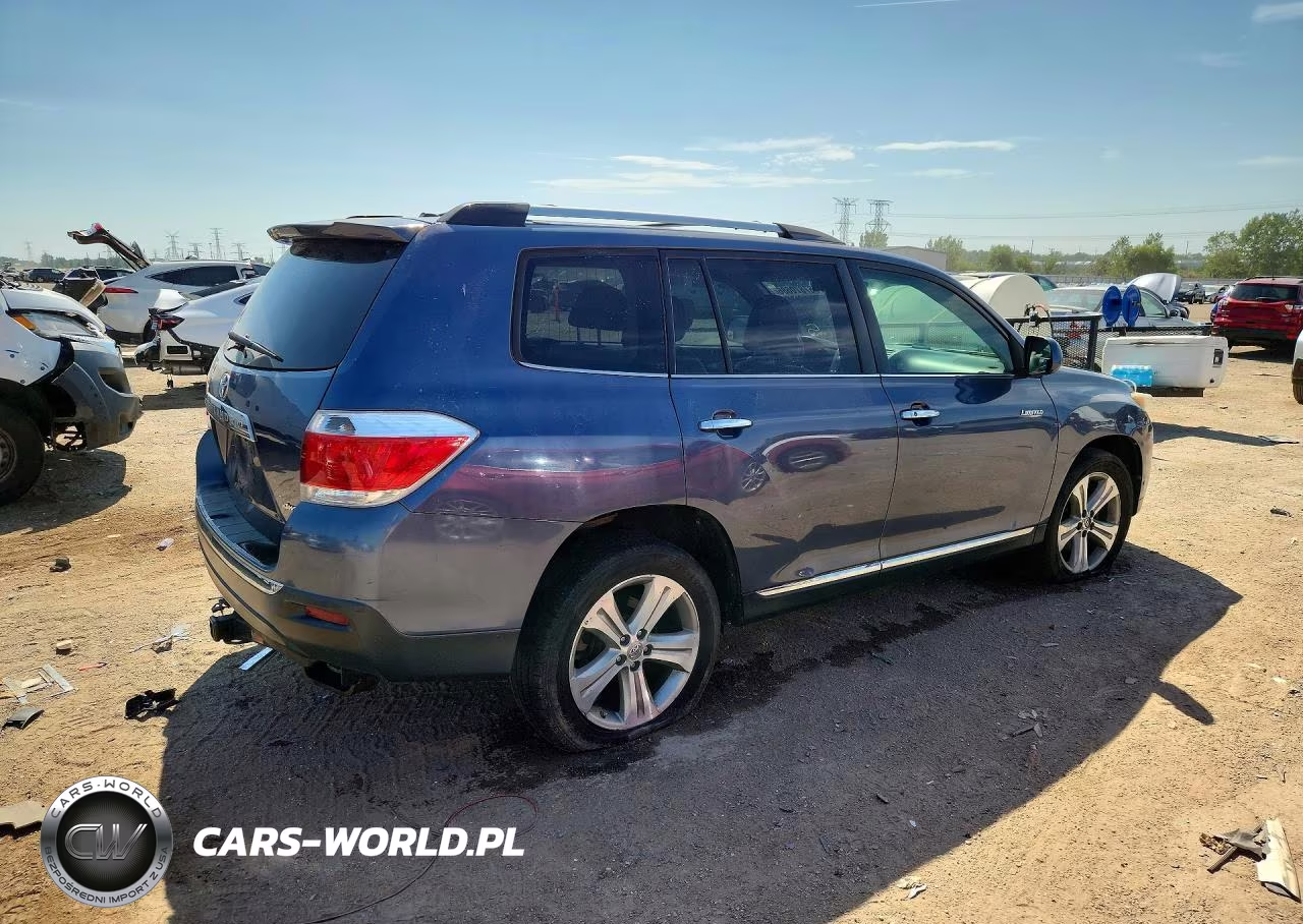 2013 Toyota Highlander Limited VIN:5TDDK3EH3DS236494 - 3