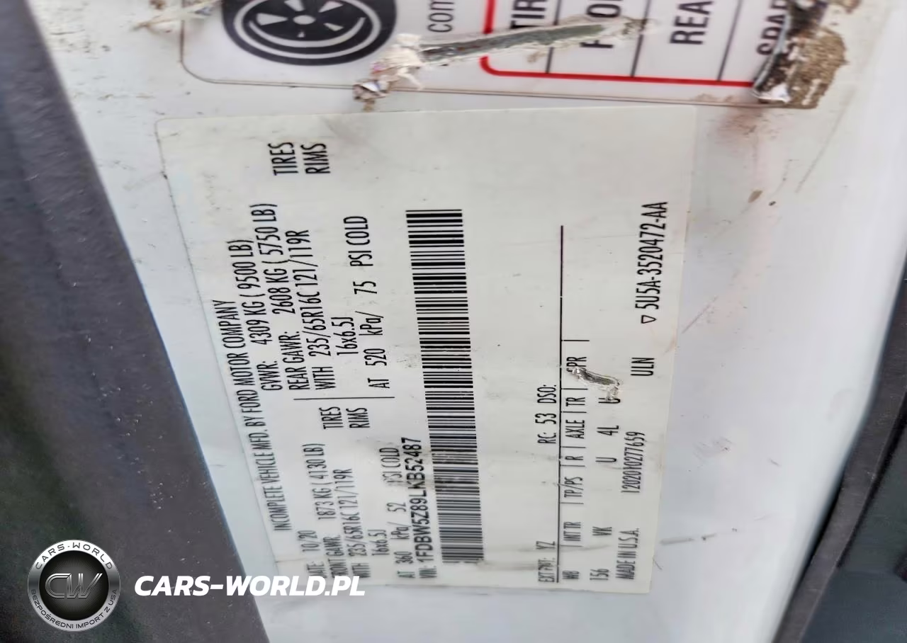 2020 Ford Transit T-350 VIN:1FDBW5Z89LKB52487 - 13