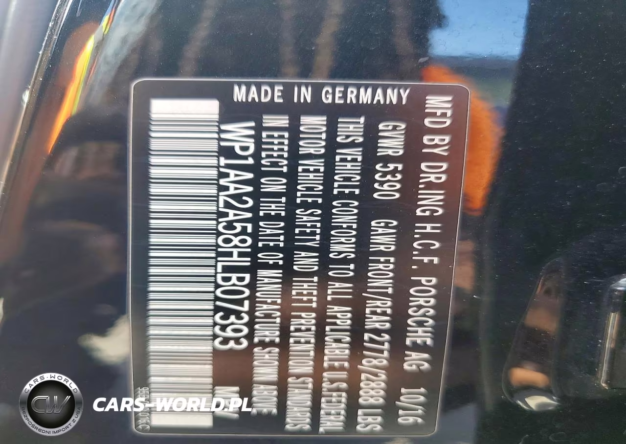 2017 Porsche Macan VIN:WP1AA2A58HLB07393 - 13