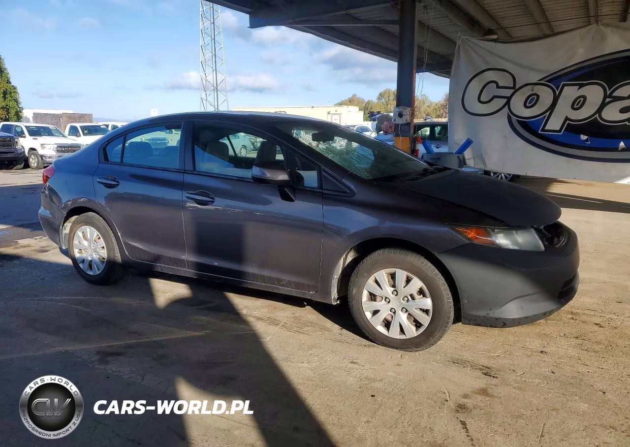 2012 Honda Civic Lx VIN:19XFB2F55CE316802 - 4