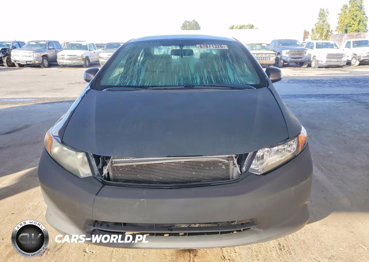 2012 Honda Civic Lx VIN:19XFB2F55CE316802 - 5