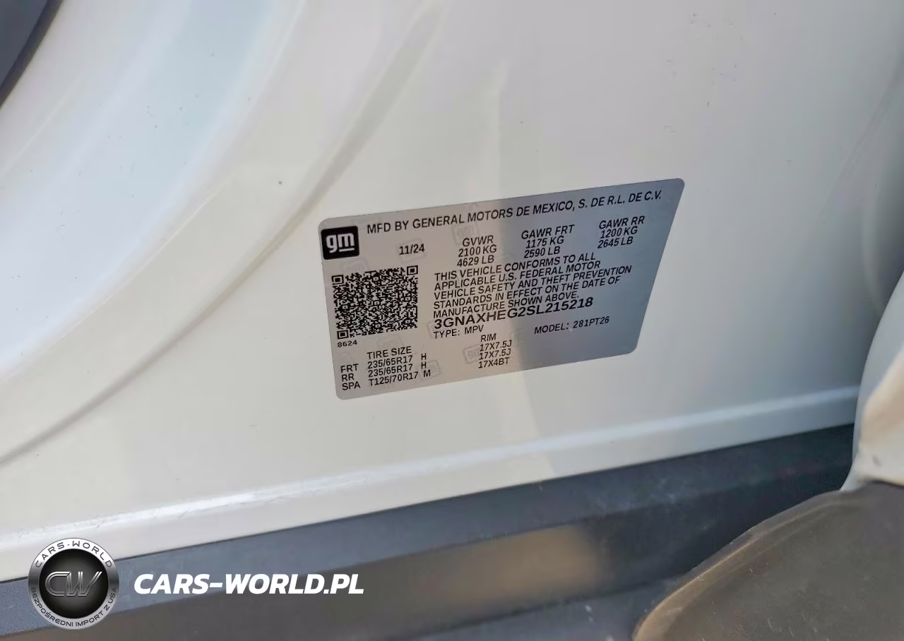 2025 Chevrolet Equinox Lt VIN:3GNAXHEG2SL215218 - 13