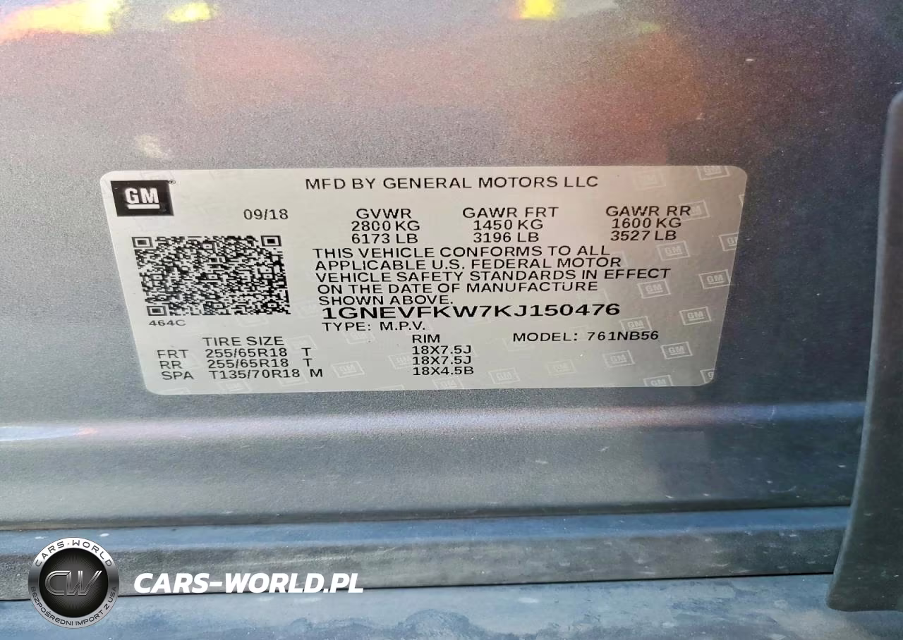 2019 Chevrolet Traverse Ls VIN:1GNEVFKW7KJ150476 - 13