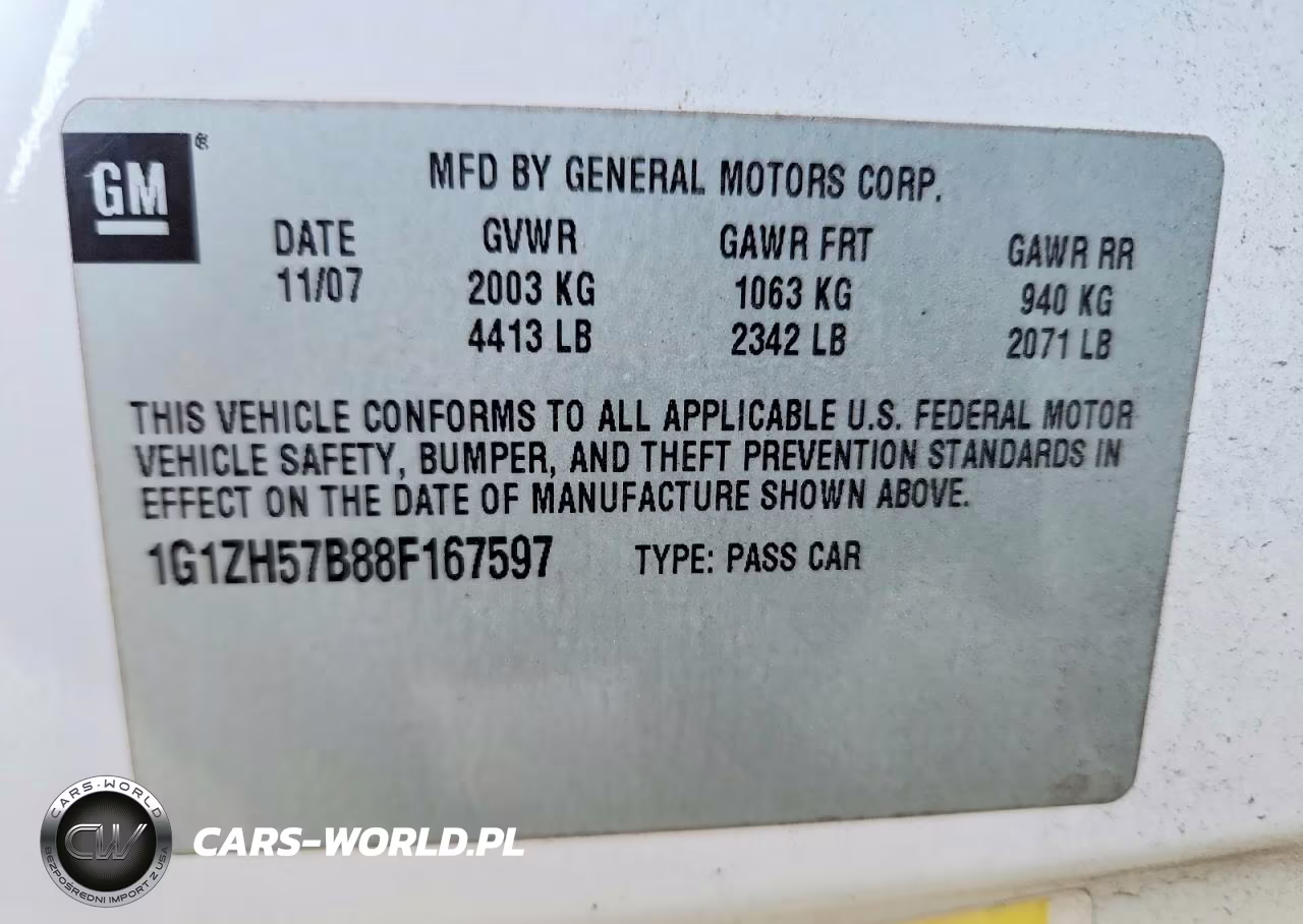 2008 Chevrolet Malibu 1Lt VIN:1G1ZH57B88F167597 - 13
