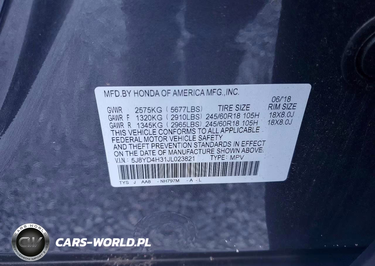 2018 Acura Mdx VIN:5J8YD4H31JL023821 - 13