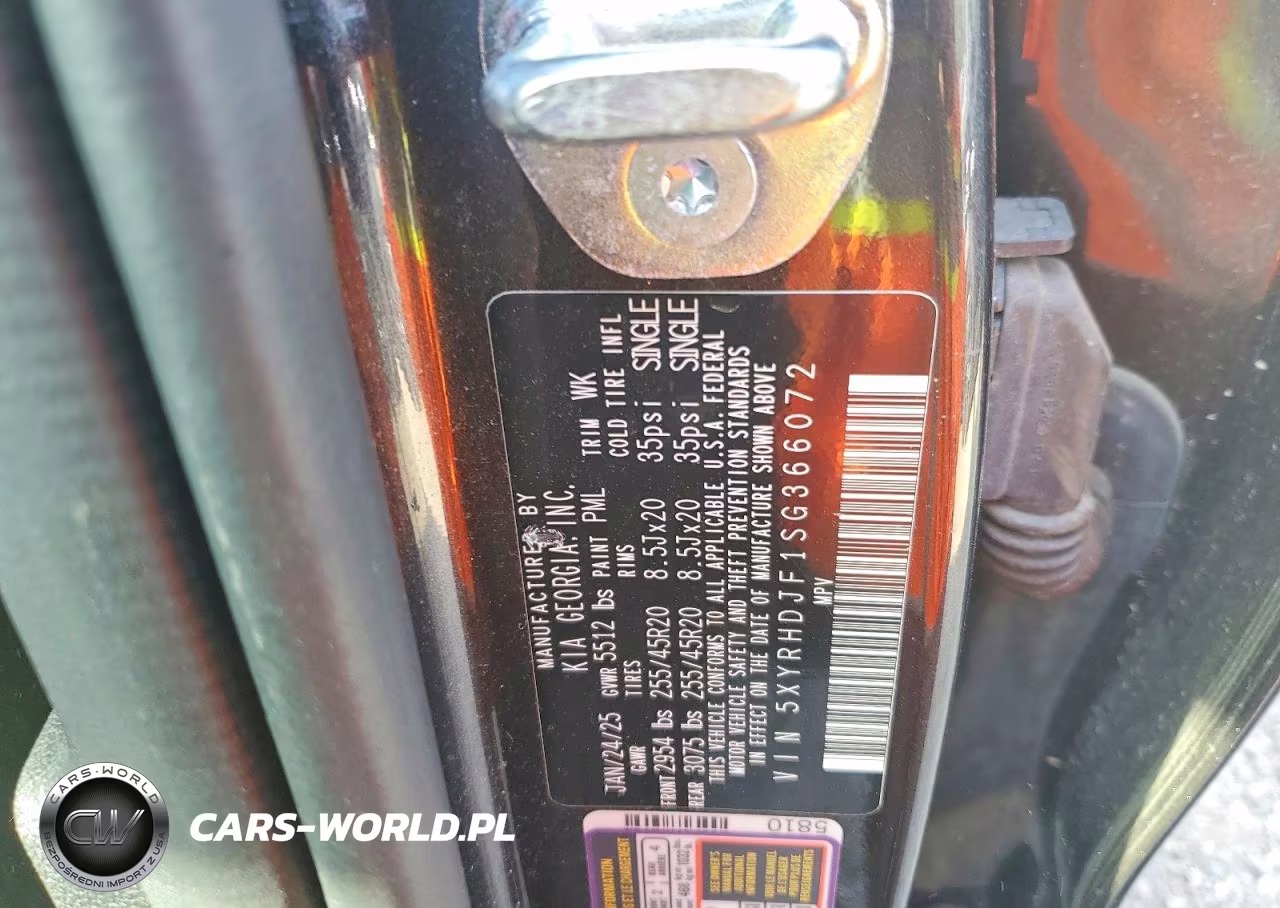2025 Kia Sorento Ex VIN:5XYRHDJF1SG366072 - 13