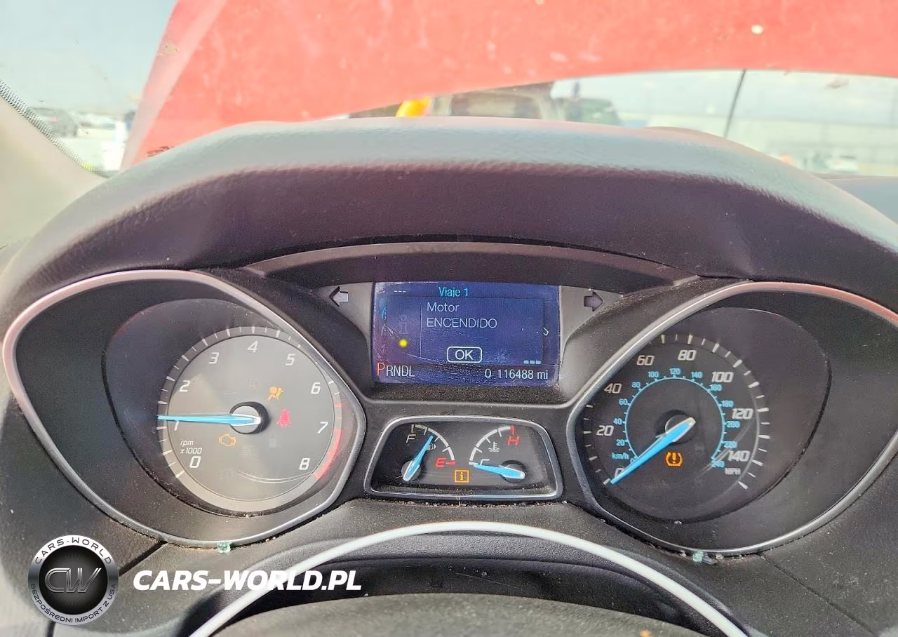 2014 Ford Focus Se VIN:1FADP3F24EL451905 - 9
