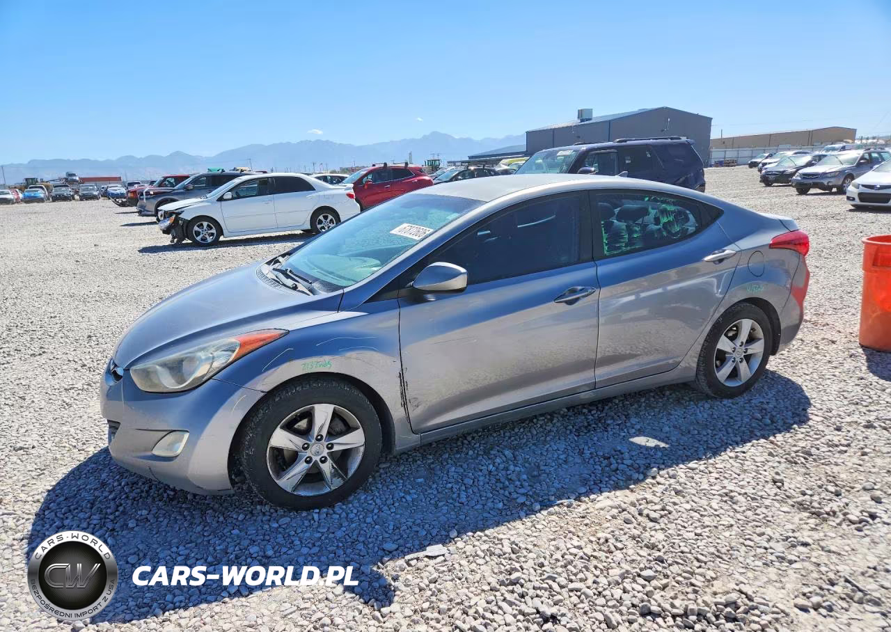 2012 Hyundai Elantra Gls VIN:KMHDH4AE9CU183872 - 1
